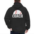 Baseball Coach Little League Baseball Dad Athletic Sports Men's Hoodie Back Print Baseball Coach Little League Baseball Dad Athletic Sports Men's Hoodie Back Print