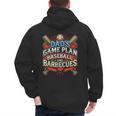 Baseball Dad BBQ Grill Dad's Game Plan Baseball & Barbecues Men's Hoodie Back Print Baseball Dad BBQ Grill Dad's Game Plan Baseball & Barbecues Men's Hoodie Back Print