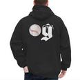 Baseball Dad Coach Old Head OG Old School Baller Men's Hoodie Back Print Baseball Dad Coach Old Head OG Old School Baller Men's Hoodie Back Print