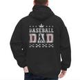 Baseball Dad Father's Day Baseball Father Retro Vintage Men's Hoodie Back Print Baseball Dad Father's Day Baseball Father Retro Vintage Men's Hoodie Back Print