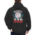 Baseball Dad Happy Fathers Day Dad Daddy Baseball Lover Men's Hoodie Back Print Baseball Dad Happy Fathers Day Dad Daddy Baseball Lover Men's Hoodie Back Print