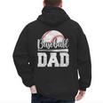 Baseball Dad Baseball Player Game Day Father's Day Men's Hoodie Back Print Baseball Dad Baseball Player Game Day Father's Day Men's Hoodie Back Print