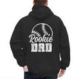 Baseball Dad Softball Game Rookie Dad Baseball Men's Hoodie Back Print Baseball Dad Softball Game Rookie Dad Baseball Men's Hoodie Back Print