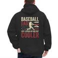 Baseball Dad Vintage Baseball Father’s Day Men's Hoodie Back Print Baseball Dad Vintage Baseball Father’s Day Men's Hoodie Back Print