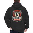 The Best Seat In The House Bucket Dad Baseball Dad Men's Hoodie Back Print The Best Seat In The House Bucket Dad Baseball Dad Men's Hoodie Back Print