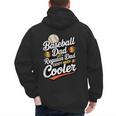 Cool Baseball Dad Saying For Sports Loving Dads Men's Hoodie Back Print Cool Baseball Dad Saying For Sports Loving Dads Men's Hoodie Back Print