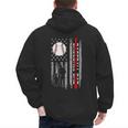 Father's Day USA Flag Patriotic Baseball Dad Men's Hoodie Back Print Father's Day USA Flag Patriotic Baseball Dad Men's Hoodie Back Print
