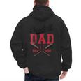 Vintage Baseball Dad Father's Day Game Day Toddlers Men's Hoodie Back Print Vintage Baseball Dad Father's Day Game Day Toddlers Men's Hoodie Back Print