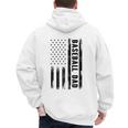Baseball Dad American Flag Grunge Retro Vintage Father Raglan Baseball Tee Men's Hoodie Back Print Baseball Dad American Flag Grunge Retro Vintage Father Raglan Baseball Tee Men's Hoodie Back Print