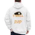 My Favorite T-Ball Player Calls Me Dad – Baseball Dad Premium Men's Hoodie Back Print