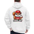 Game Day Baseball Dad Baseball Mam Father's Day Premium Men's Hoodie Back Print Game Day Baseball Dad Baseball Mam Father's Day Premium Men's Hoodie Back Print