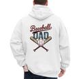 Vintage Baseball Dad Happy Fathers Day Players Toddler Kids Men's Hoodie Back Print Vintage Baseball Dad Happy Fathers Day Players Toddler Kids Men's Hoodie Back Print