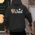 Baseball Dad Softball Dad Father's Day Men's Hoodie Back Print Baseball Dad Softball Dad Father's Day Men's Hoodie Back Print