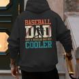 Vintage Baseball Dad Like a Regular Dad But Cooler Men Men's Hoodie Back Print