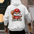 Game Day Baseball Dad Baseball Mam Father's Day Men's Hoodie Back Print Game Day Baseball Dad Baseball Mam Father's Day Men's Hoodie Back Print