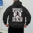 Baseball Dad Apparel Dad Baseball Father's Day Men's Hoodie Back Print Baseball Dad Apparel Dad Baseball Father's Day Men's Hoodie Back Print