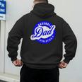 Baseball Dad Athletics For The Dad Who Loves Baseball Games Men's Hoodie Back Print