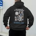 Baseball Dad Like A Normal Dad But Louder And Prouder Men's Hoodie Back Print