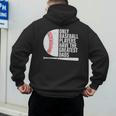 Baseball Dad Only Baseball Players Have The Greatest Dads Men's Hoodie Back Print