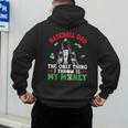 Baseball Dad The Only Thing I Throw Is My Money Father Daddy Men's Hoodie Back Print Baseball Dad The Only Thing I Throw Is My Money Father Daddy Men's Hoodie Back Print