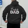 Baseball Dad Vintage Heart Present For Baseball Daddy Men's Hoodie Back Print Baseball Dad Vintage Heart Present For Baseball Daddy Men's Hoodie Back Print