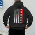 Baseball USA Flag Baseball Lover Baseball Dad Men's Hoodie Back Print Baseball USA Flag Baseball Lover Baseball Dad Men's Hoodie Back Print