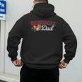 Cheer Baseball Dad My Favorite Cheerleader Calls Me Dad Red Men's Hoodie Back Print Cheer Baseball Dad My Favorite Cheerleader Calls Me Dad Red Men's Hoodie Back Print