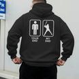 Your Dad My Dad Is Cooler Baseball Dad Men's Hoodie Back Print Your Dad My Dad Is Cooler Baseball Dad Men's Hoodie Back Print