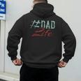 Dad Life Softball Baseball Daddy Sports Father’s Day Men's Hoodie Back Print Dad Life Softball Baseball Daddy Sports Father’s Day Men's Hoodie Back Print