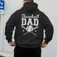 Fathers Cute Vintage Baseball Dad Sport Lovers Batter Player Men's Hoodie Back Print Fathers Cute Vintage Baseball Dad Sport Lovers Batter Player Men's Hoodie Back Print