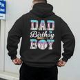 Ice Cream Baseball Dad Birthday Boy Drip Bat Sweet Baseball Men's Hoodie Back Print