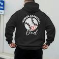 The Last Home Run Season Senior Baseball Dad 2025 2 SIDES Men's Hoodie Back Print