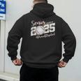 Proud Stepdad Of A 2025 Senior Baseball Dad Graduation Men's Hoodie Back Print Proud Stepdad Of A 2025 Senior Baseball Dad Graduation Men's Hoodie Back Print