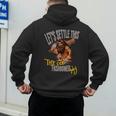 Stoneage Caveman Neolithic History Baseball Dad Father Men's Hoodie Back Print