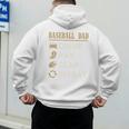 Baseball Dad Drive Pay Clap Repeat Father's Day Premium Men's Hoodie Back Print Baseball Dad Drive Pay Clap Repeat Father's Day Premium Men's Hoodie Back Print