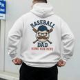 Baseball Dad Home Run Hero For Sports Dad Coach Men's Hoodie Back Print Baseball Dad Home Run Hero For Sports Dad Coach Men's Hoodie Back Print
