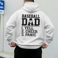 Baseball Dad Parent Of Player Family Sports Fan Lover Men's Hoodie Back Print