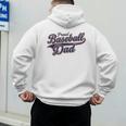 Baseball Dad Graphic Premium Tri-Blend Men's Hoodie Back Print Baseball Dad Graphic Premium Tri-Blend Men's Hoodie Back Print