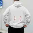 I Never Dreamed I'd Grow Up To Be a Super Sexy Baseball Dads Premium Men's Hoodie Back Print