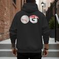 Baseball Dad Coach Men Baseball OG Old School Baller Men's Hoodie Back Print Baseball Dad Coach Men Baseball OG Old School Baller Men's Hoodie Back Print