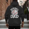 Baseball Dad Baseball Player Men Men's Hoodie Back Print