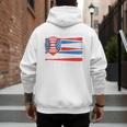 That's My Son Out There Baseball Dad For Men 4th Of July Men Premium Men's Hoodie Back Print