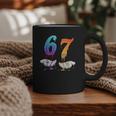6 7 Six Seven Meme Hands Ice Cream Baseball Drip Boy Girl Graphic Print Coffee Mug