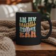 In My Baseball Mom Era Retro Groovy Style Sports Mama Graphic Print Coffee Mug