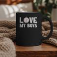 I Love My Boys Baseball Moms Graphic Print Coffee Mug