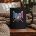 Valentines Baseball Heart Dripping Ice Cream Gen Z Alpha Graphic Print Coffee Mug