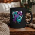 Vintage Baseball 76 Number Graphic Print Coffee Mug