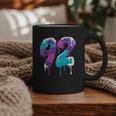 Vintage Baseball 92 Number Graphic Print Coffee Mug