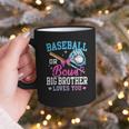 Baseball Or Bows Big Brother Loves You Gender Pink Or Blue Graphic Print Coffee Mug Baseball Or Bows Big Brother Loves You Gender Pink Or Blue Graphic Print Coffee Mug