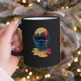 Baseball Catcher Mask Ice Cream Dripping Baseball Fan Boys Graphic Print Coffee Mug
